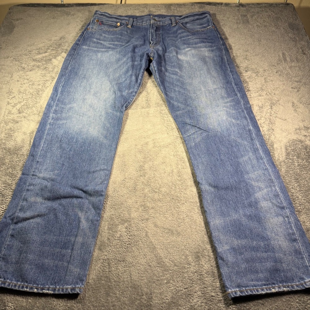 Polo Ralph‎ Lauren Classic Fit Straight Leg Blue Denim Jeans Mens 36x32